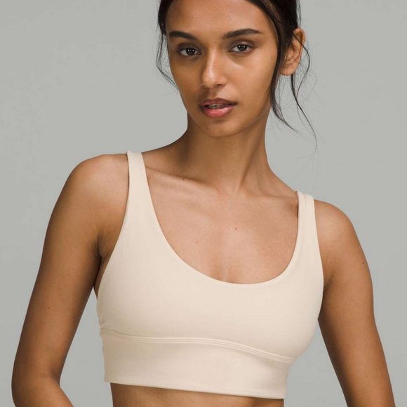 Lululemon Align Reversible Bra *Light Support, A/B Cup Pale Linen / Pale Linen - Picture 3 of 5